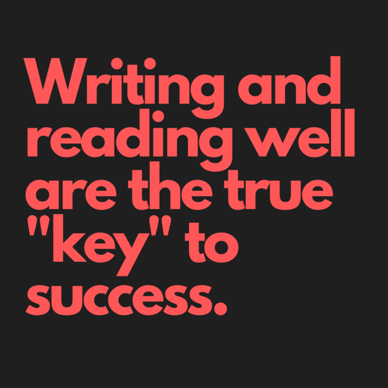 Knowing how to read and write pays off big time
